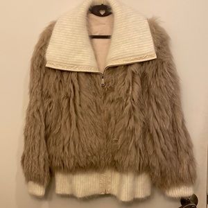 Fur Knitted Jacket